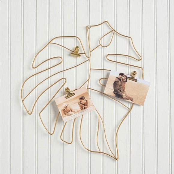 Primitives by Kathy Other - 🎊HOST PICK🎉Gold Metal Leaf Photo Wall Hanging